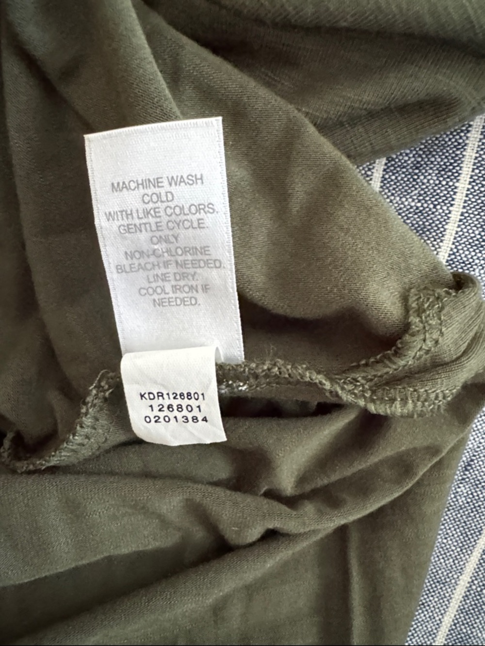 J. Jill Olive Green Short-Sleeve Maxi Dress - Picture 6 of 6